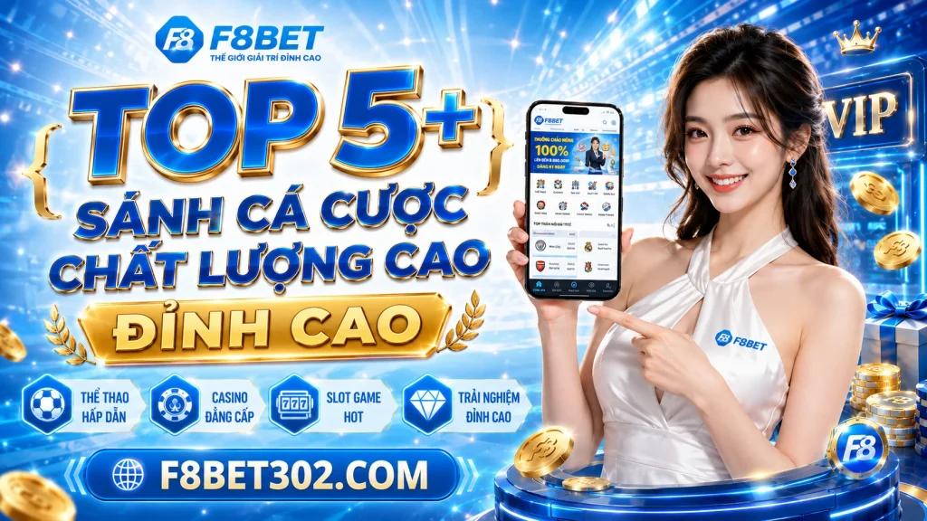 F8BET – Link Vào F8 BET Chính Thức - Đăng Ký Nhanh 2026 13 Top 5+ sảnh cá cược chất lượng cao đỉnh cao