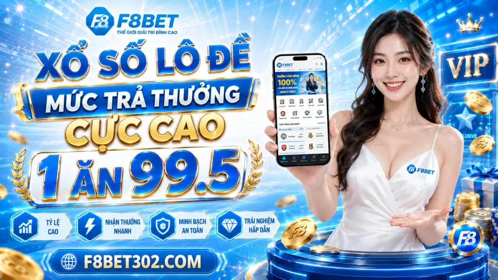 F8BET – Link Vào F8 BET Chính Thức - Đăng Ký Nhanh 2026 14 Xổ số lô đề – Mức trả thưởng cực cao 1 ăn 99.5