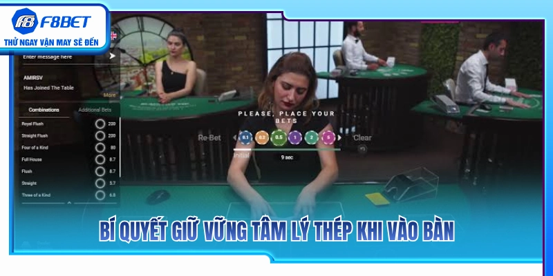 Poker Live F8BET – Cách Theo Tố Và Giữ Tâm Lý Khi Vào Bàn 4 Bí kíp kiểm soát cảm xúc để tránh rơi vào bẫy Tilt khi chơi bài